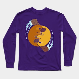 Ying Yang Platypus Long Sleeve T-Shirt